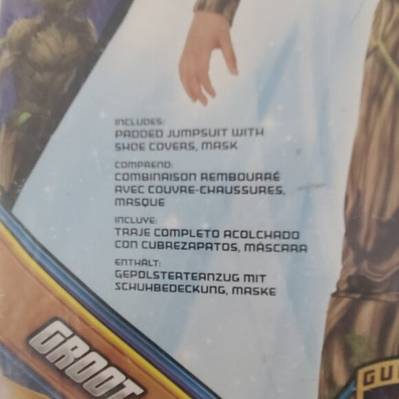 Marvel Groot Costume Kids Large (8–10 yrs) Guardians of the Galaxy - Picture 4 of 8